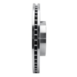 Subaru Outback Brake Rotor (1) - Front Right - R1 Concepts - Drilled & Slotted - Silver - `05-`18